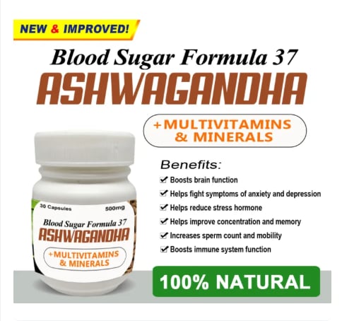 Blood Sugar Formula 37 Ashwagandha