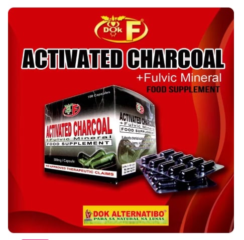 Dok F Activated Charcoal with Fulvic Minerals (100 capsules)