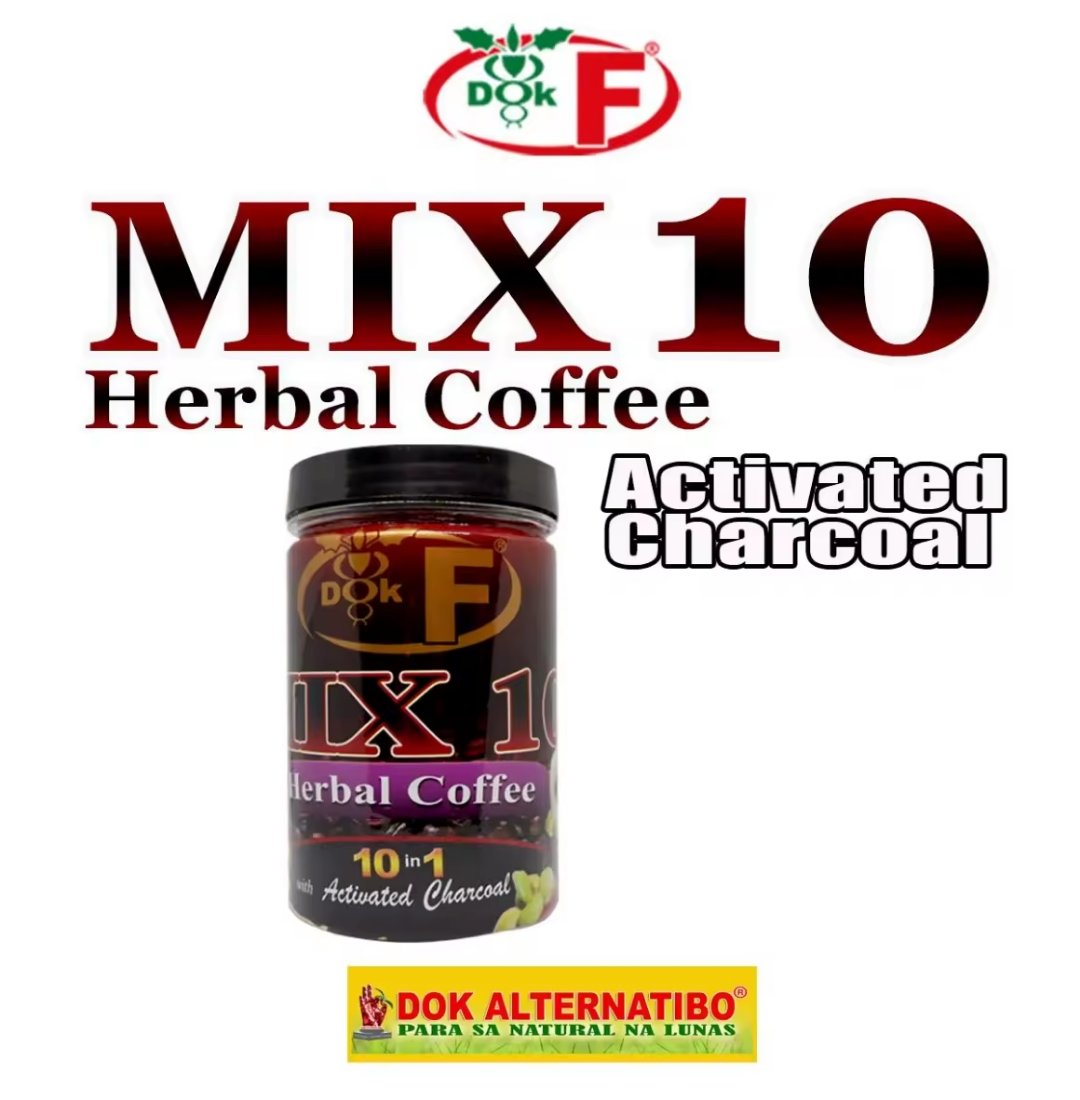 Dok F Mix10 Charcoal Coffee (Jar)