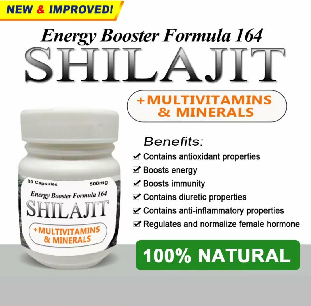 ENERGY BOOSTER FORMULA 164 SHILAJIT CAPSULES