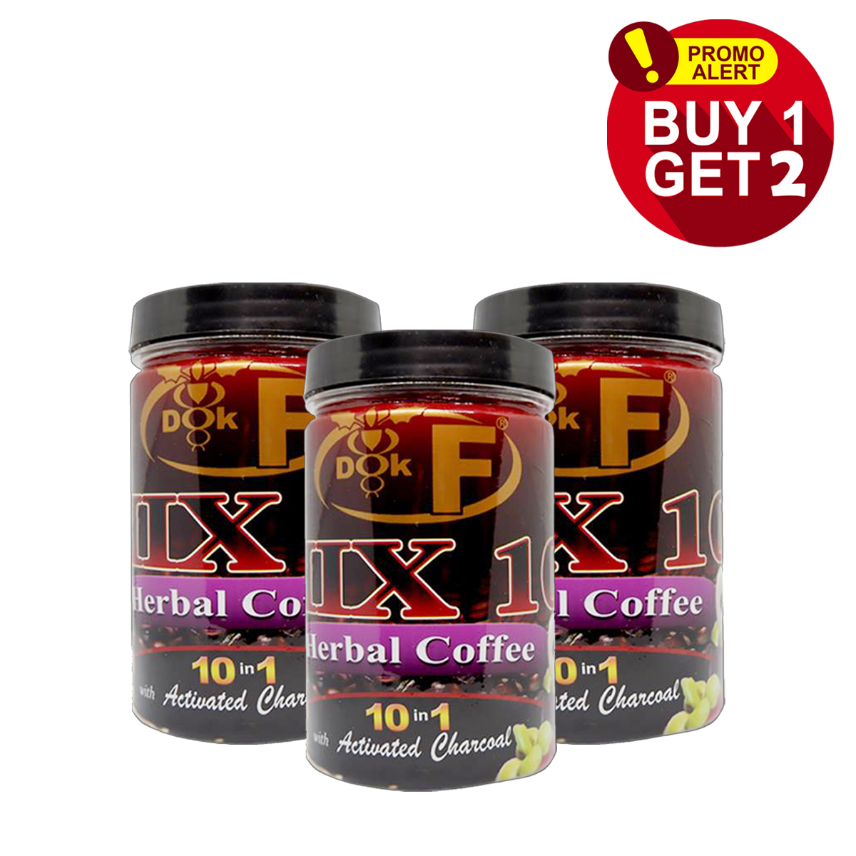 Dok F Mix10 Activated Charcoal (Jar) BUY 1 TAKE 2