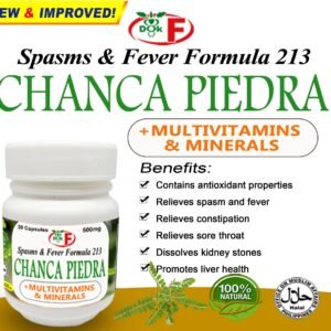 SPASMS AND FEVER FORMULA 213 CHANCA PIEDRA CAPSULES (MAIN)